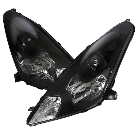 Spec-D Tuning 00-05 Toyota Celica Halo Projector Headlight Black Housing LHP-CEL00JM-ABM